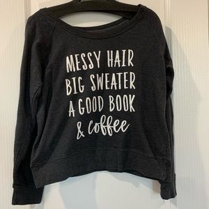 Scoop neck sweater